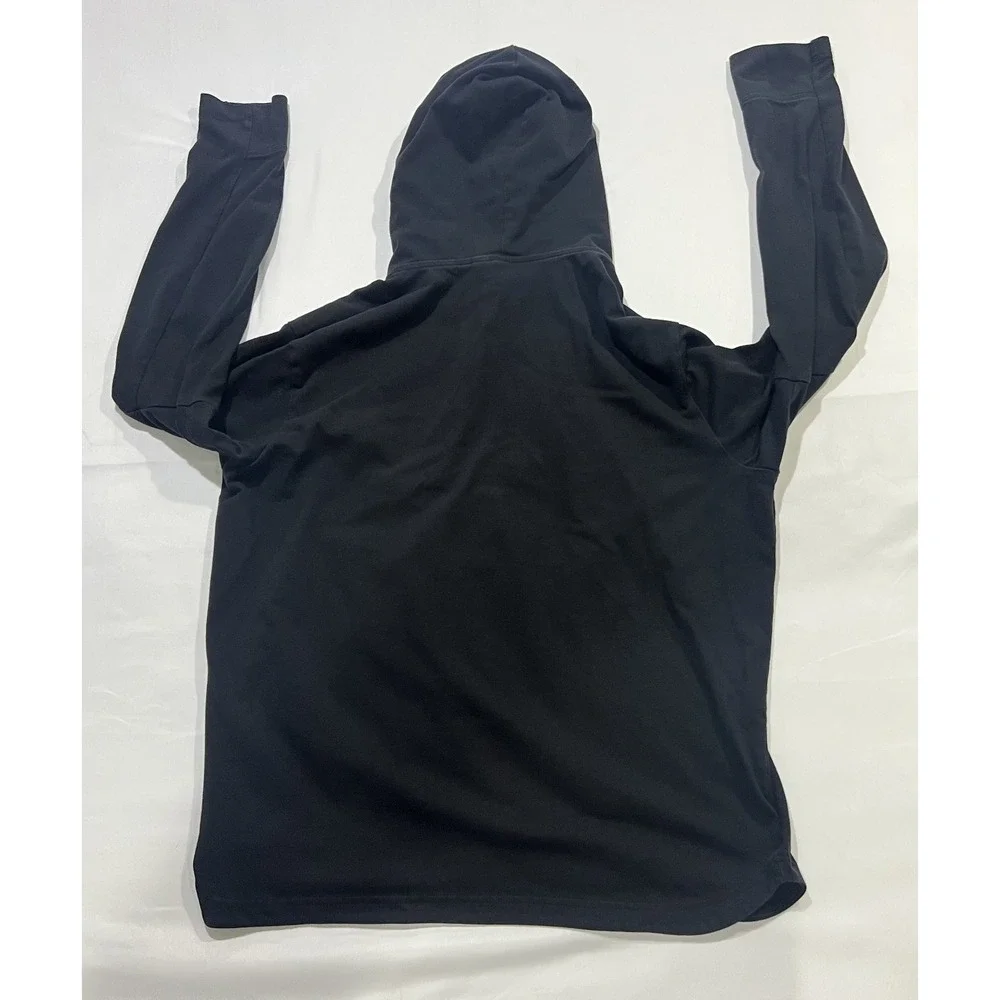 Adidas Hoodie Mens Large Black Activewear Pullover